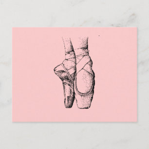 Carte Postale Chaussures de ballet