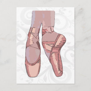Carte Postale Chaussures de ballets