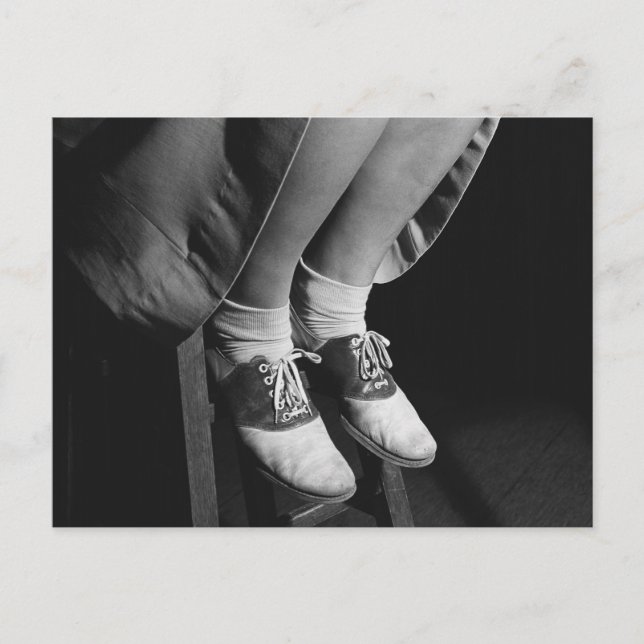 Carte Postale Chaussures de selle, 1934 (Devant)