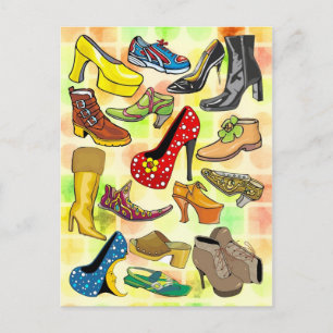 Carte Postale Chaussures pour femmes