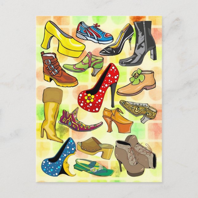 Carte Postale Chaussures pour femmes (Devant)