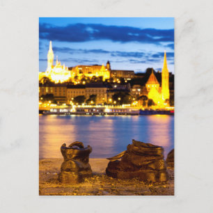 Carte Postale Chaussures sur la rive du Danube