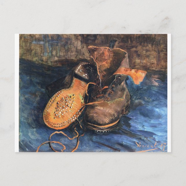 Carte Postale Chaussures - Vincent Van Gogh (Devant)