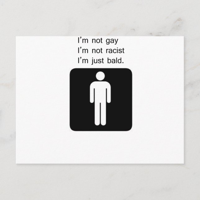 Carte Postale chauve (Devant)