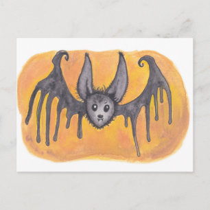 Carte postale Chauve-souris dégoulinante