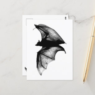 Carte Postale Chauve-souris gothique Vampire