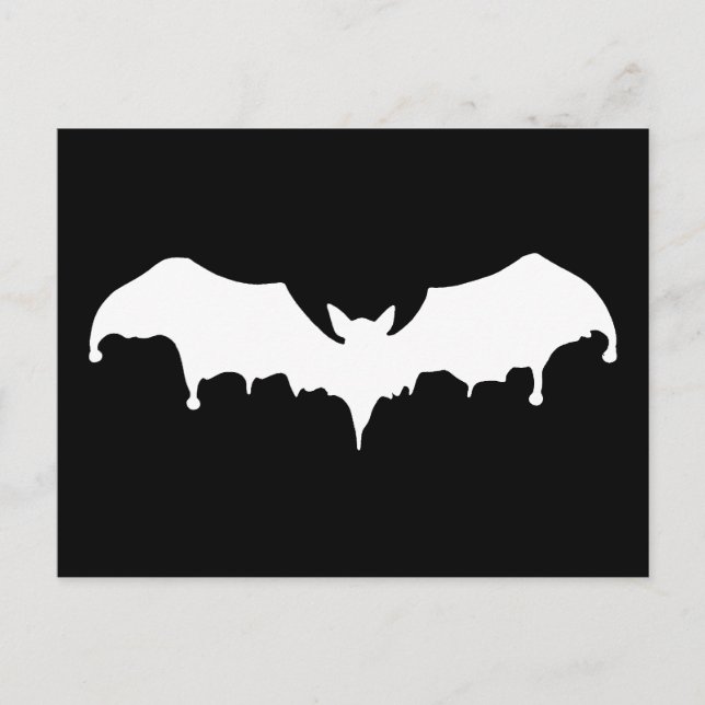 Carte Postale Chauve-souris vampire de fusion gothique (Devant)