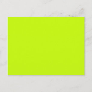 Carte Postale Chaux fluorescente Vert néon jaune Personnalisé