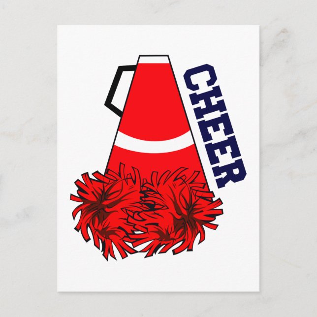Carte Postale Cheer Megaphone (Devant)