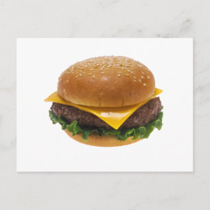 Carte Postale Cheeseburger