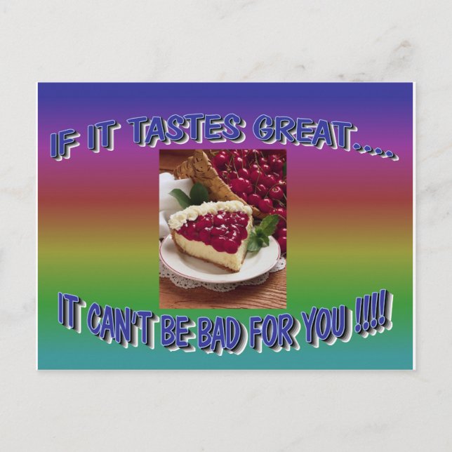 CARTE POSTALE CHEESECAKE (Devant)