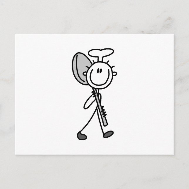 Carte Postale Chef à la cuillère (Devant)