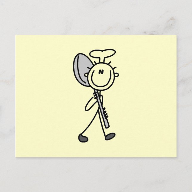 Carte Postale Chef à la cuillère (Devant)