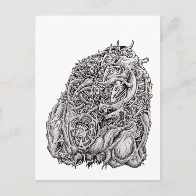 Carte Postale Chef cosmographique par Brian Benson (Devant)