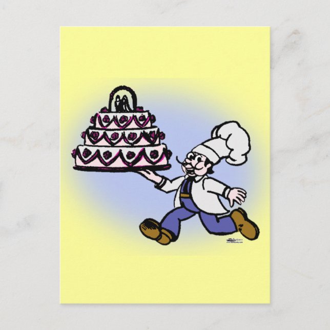 Carte Postale Chef cuisinier (Devant)