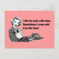 Chef & Cuisinier Humour - Cuisine au vin