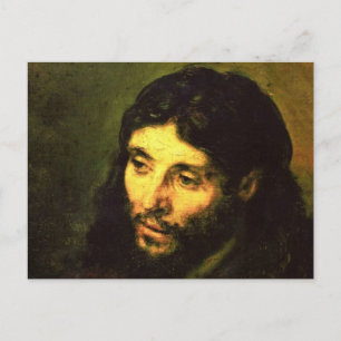 Carte Postale Chef de Jésus Par Rembrandt