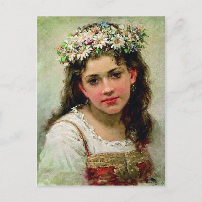 Carte Postale Chef De La Fille (Devant)