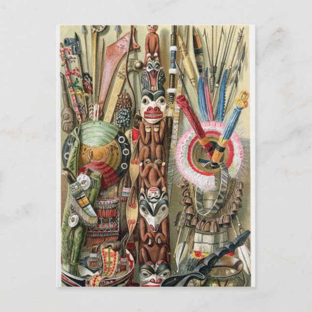 Carte Postale Chef de village de la côte du Loango (Devant)