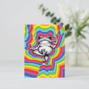 Carte Postale Chef-d'œuvre de Grenouille Zen