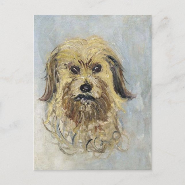 Carte Postale Chef du chien par Claude Monet (Devant)