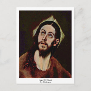 Carte Postale Chef Du Christ Par El Greco