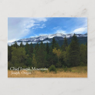 Carte Postale Chef Joseph Mountain, Oregon