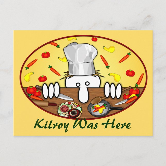 Carte postale Chef Kilroy 2 (Devant)
