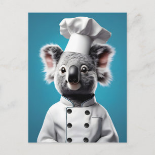 Carte Postale Chef Koala