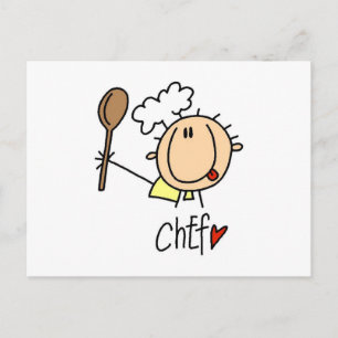 Carte Postale Chef masculin
