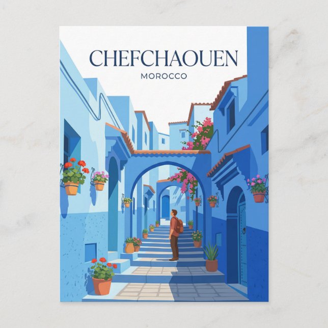 Carte Postale Chefchaouen Maroc (Devant)