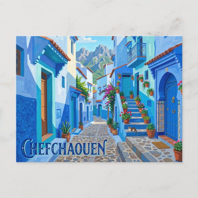 Carte Postale Chefchaouen Maroc (Devant)