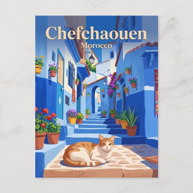Carte Postale Chefchaouen, Maroc Maroc (Devant)
