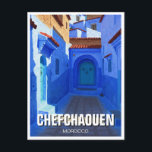 Carte Postale Chefchaouen Maroc Voyage<br><div class="desc">Chefchaouen, souvent appelée la "Perle Bleue du Maroc", est une ville pittoresque nichée dans les montagnes du Rif au nord du Maroc. Connu pour ses rues et ses bâtiments magnifiques peints en bleu, Chefchaouen possède un charme unique qui attire les voyageurs du monde entier. Fondée en 1471 comme forteresse pour...</div>