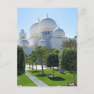 Carte Postale Cheik Zayed Grand Mosque couvre d'un dôme 1