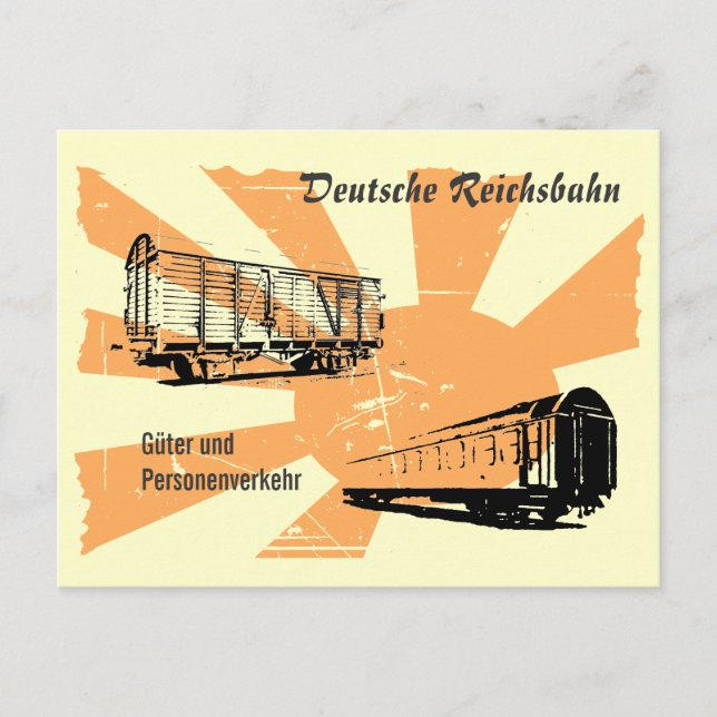 Carte Postale Chemin de fer DDR (Devant)
