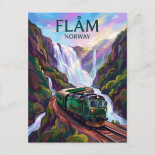 Carte Postale Chemin de fer de Flåm Norvège