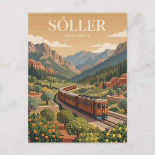 Carte Postale Chemin de fer de Sóller Espagne