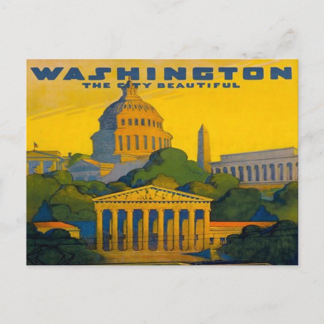 Carte Postale chemin de fer de washington D.C. Pennsylvania (Devant)