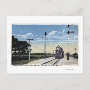 Carte Postale Chemin de fer du Pacifique Sud à Pajaro