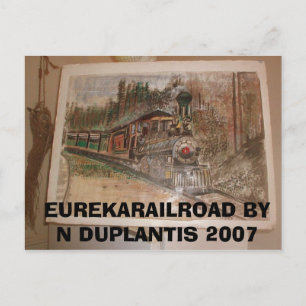 Carte Postale Chemin de fer Eureka par Norman Duplantis