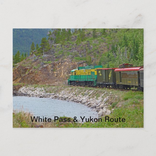 Carte Postale Chemin de fer Pittoresque White Pass & Yukon (Devant)