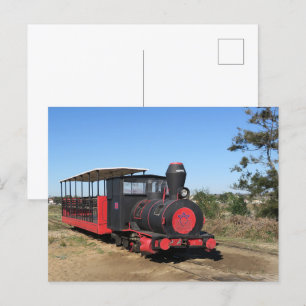 Carte Postale chemin de fer,va à Praia do Barril,portugal