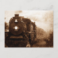 Chemin de fer vintage Steampunk Train à vapeur ant