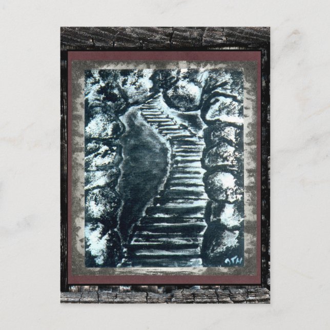 Carte Postale Chemin de pierre (Devant)