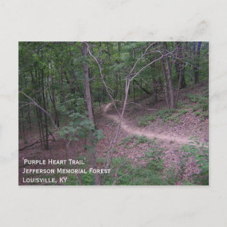 Carte Postale 'Chemin du coeur pourpre'