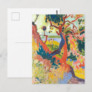 Carte Postale Chemin encaissé, L'Estaque Andre Derain