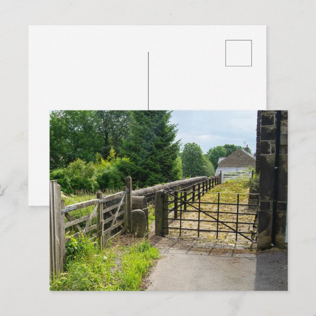 Carte Postale Chemin Rustic, Mytholmroyd (Devant / Derrière)