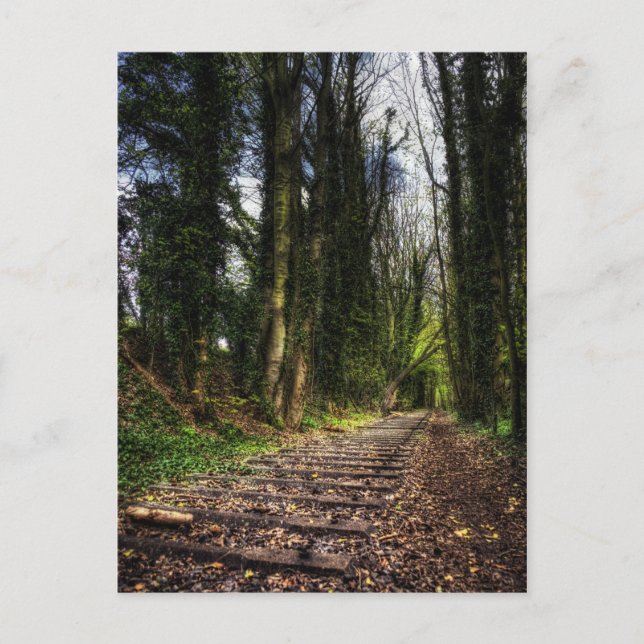 Carte Postale Chemins de fer abandonnés HDR (Devant)