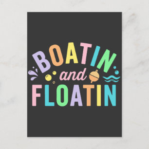 Carte Postale Chemise de bateau mignonne et tendance pour l'été